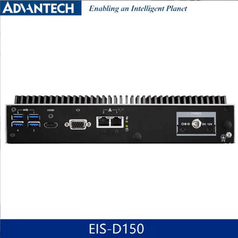 研华EIS-D150工控机边缘计算系统嵌入式第6代处理器双显HDMI+VGA