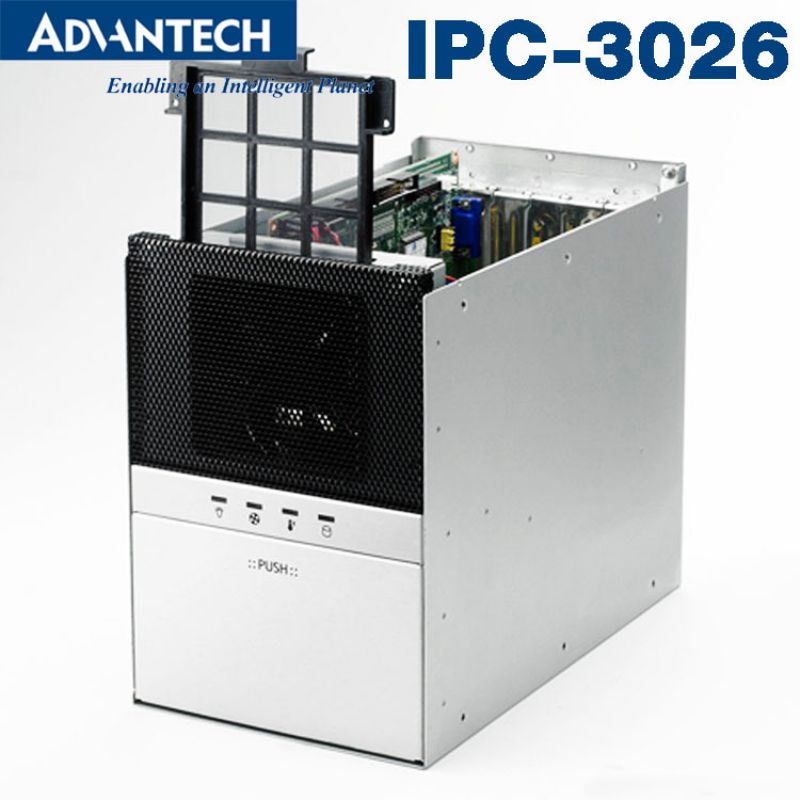 研华IPC-3026工控机壁挂式6槽桌面式紧凑型嵌入式工业计算机双核775平台