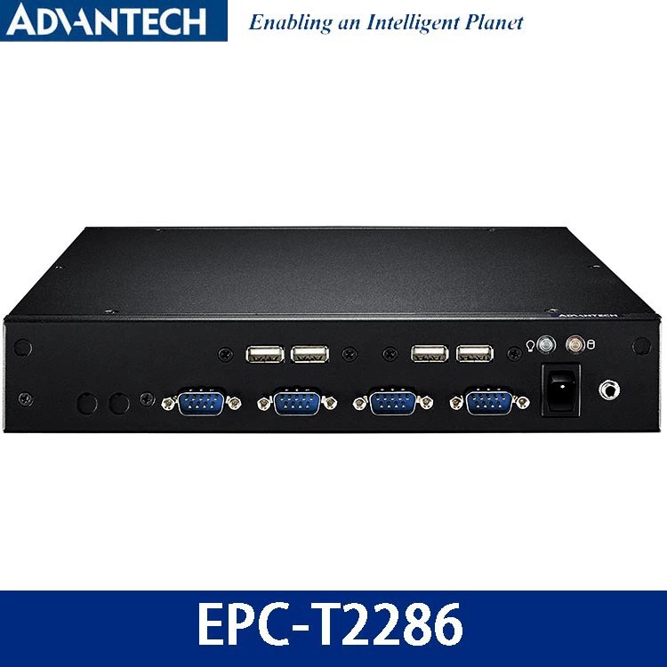 研华EPC-T2286工控机1U超薄嵌入式无风扇第八代桌面式高效处理器