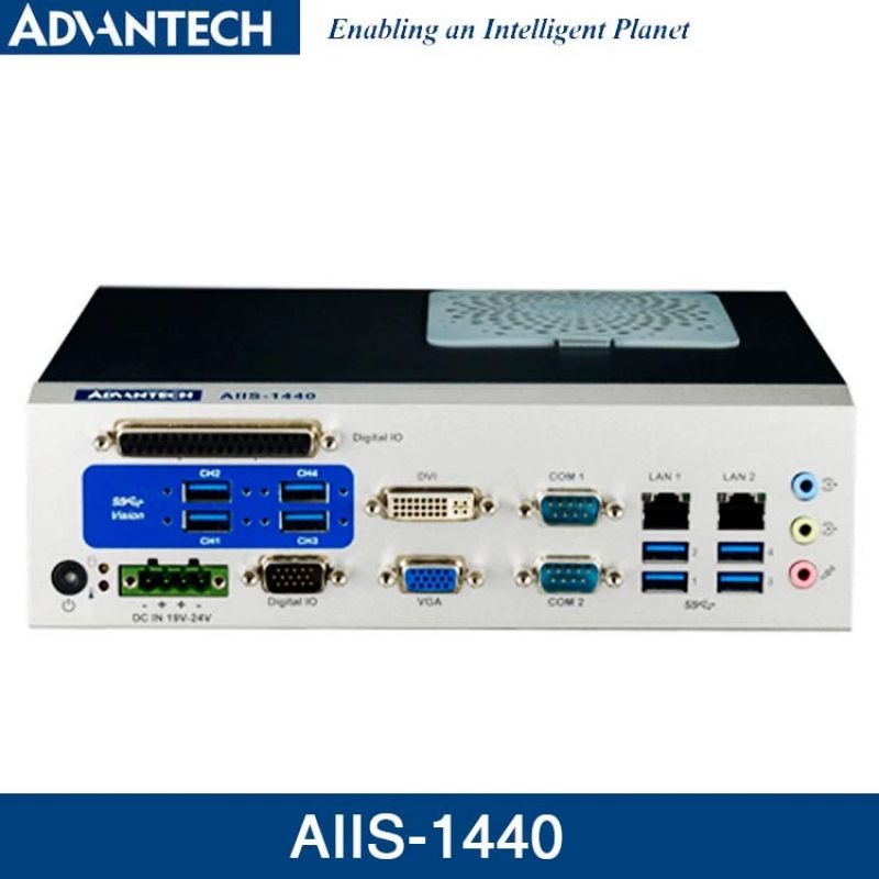 研华AIIS-1440工控机紧凑型工业图像视觉专用第三代酷睿i7处理器