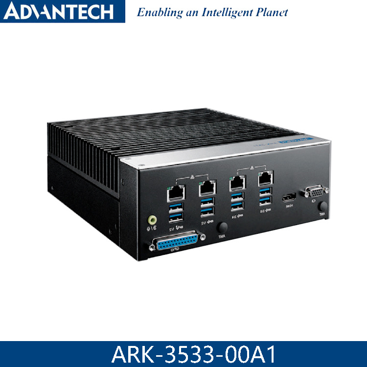 研华ARK-3533工控机低功耗嵌入式双HDMI四网口12&13代LGA1700新款