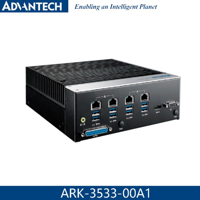 研华ARK-3533工控机低功耗嵌入式双HDMI四网口12&13代LGA1700新款