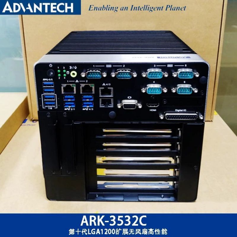 研华ARK-3532C工控机酷睿/至强10代CPU四网口1个PCIEx4和2个PCI口