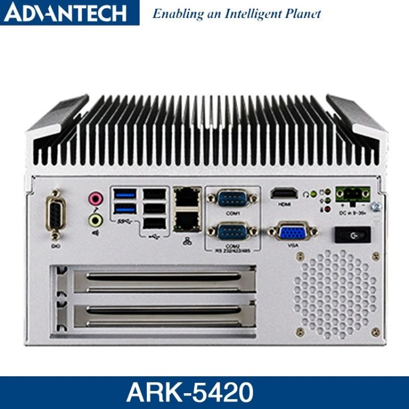 研华ARK-5420工控机无风扇嵌入式2个PCI扩展槽HM76芯第三代I7或I5