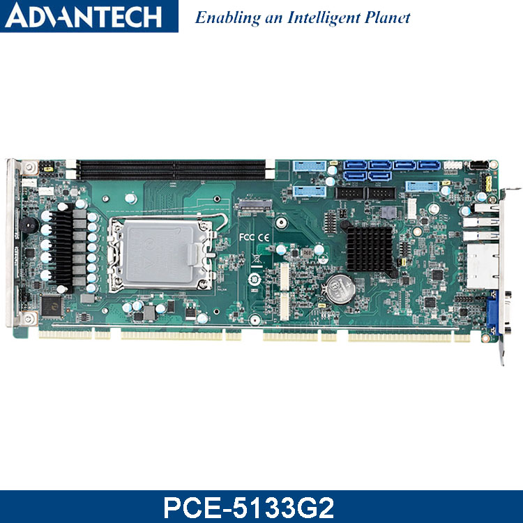 研华PCE-5133G2工控主板全长ISA双2.5G网口R680芯片组PICMG1.3内存DDR5