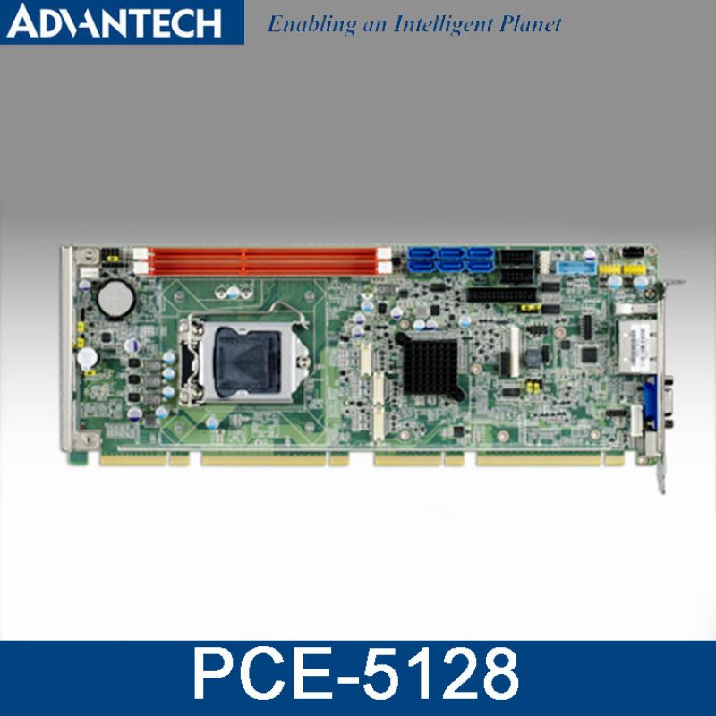 研华PCE-5128工控主板全长PICMG1.3主机板四代Q87处理器平台双网口远程AMT