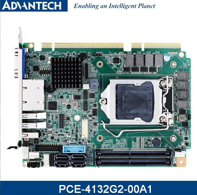 研华PCE-4132工控主板半长PCIMG1.3支持10代至强处理器LGA1200针W480E