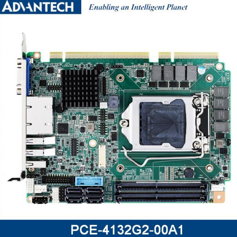 研华PCE-4132工控主板半长PCIMG1.3支持10代至强处理器LGA1200针W480E